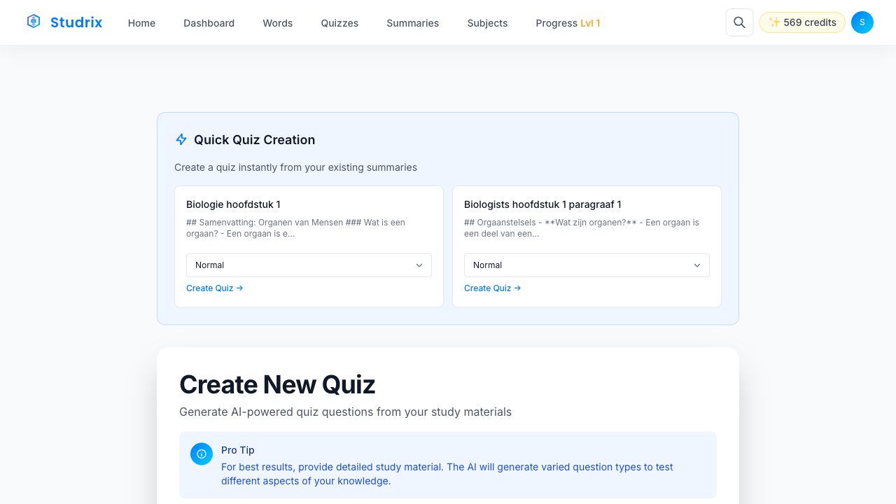 Studrix photo upload